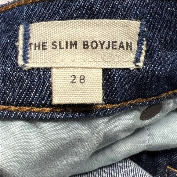 Madewell The Slim Boyjean Raw Hem Edition Size 28 - Picture 11 of 12